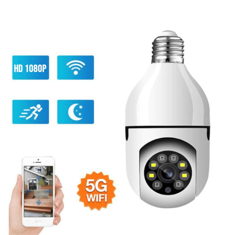 Câmera de Vigilância Inteligente Full HD Wi-Fi + Brinde Exclusivo (Compre 1 Leve 2)