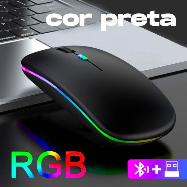 Mouse RGB Sem Fio